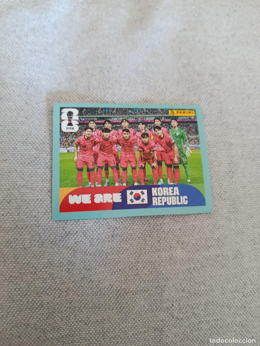 Cromos de Futebol: Panini Mundial 2026 Estados Unidos-Mexico. 13- Alineaci&oacute;n. Corea del Sur. Nunca pegado.