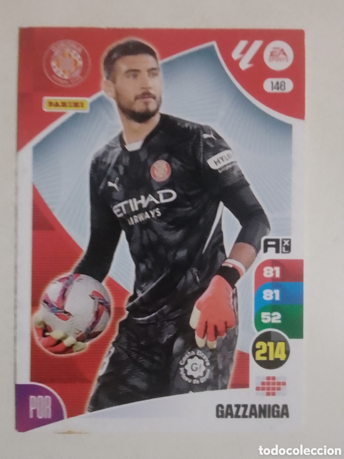 Cromos de Futebol: Adrenalyn XL 2024-25 n&deg; 146 Gazzaniga &bull; Girona.