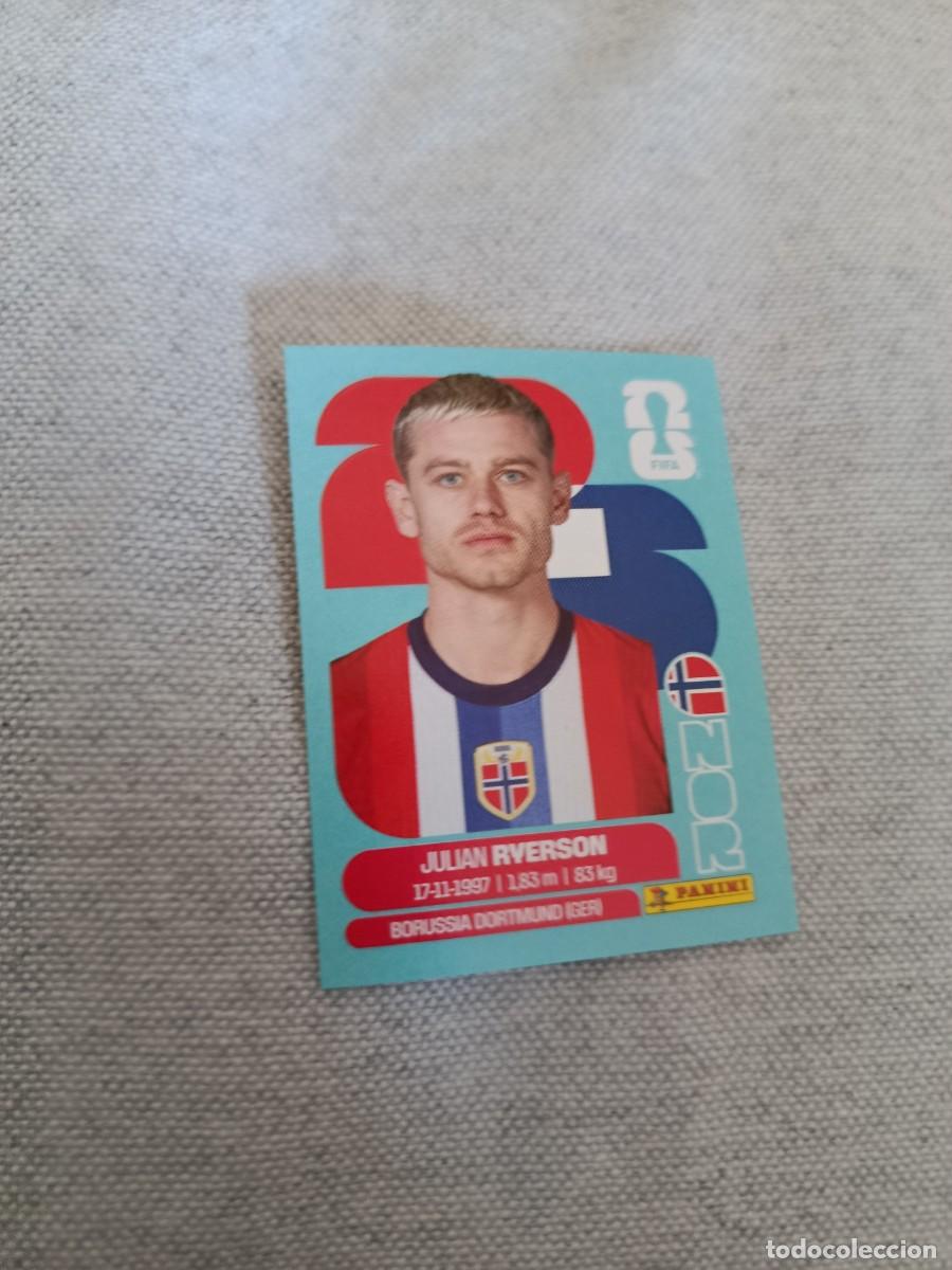 Cromos de Futebol: Panini Mundial 2026 Estados Unidos-Mexico. 3- Ryerson. Noruega. Nunca pegado.