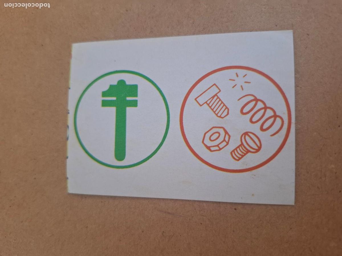 Fu&szlig;ball-Sticker: EL LIBRO DE LOS JUEGOS BIMBO - GRAN PREMIO DE F&Oacute;RMULA - NUNCA PEGADO