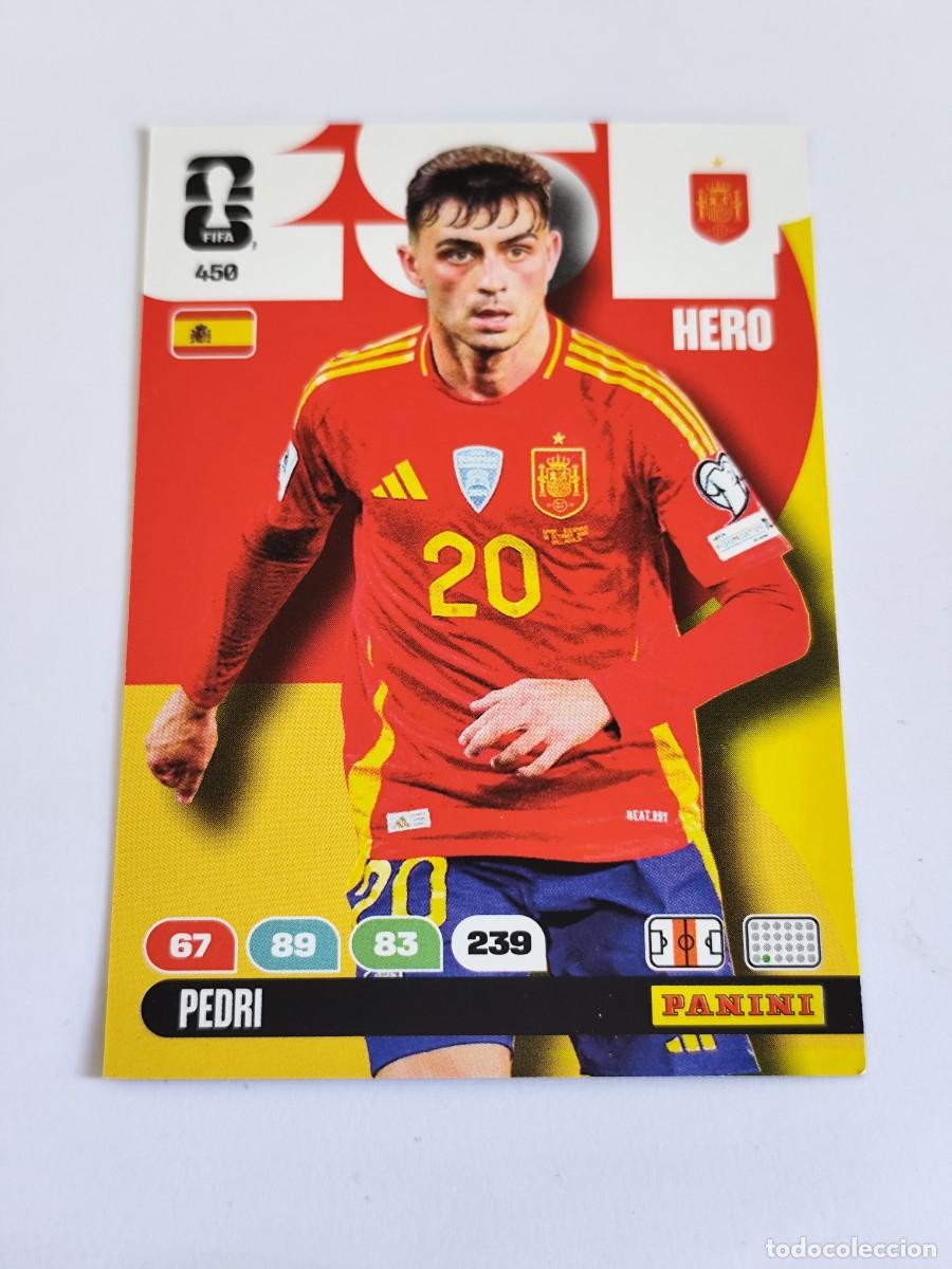 Fu&szlig;ball-Sticker: FIFA WORLD CUP 2026 PANINI ADRENALYN XL 450 PEDRI - HERO ESPA&Ntilde;A
