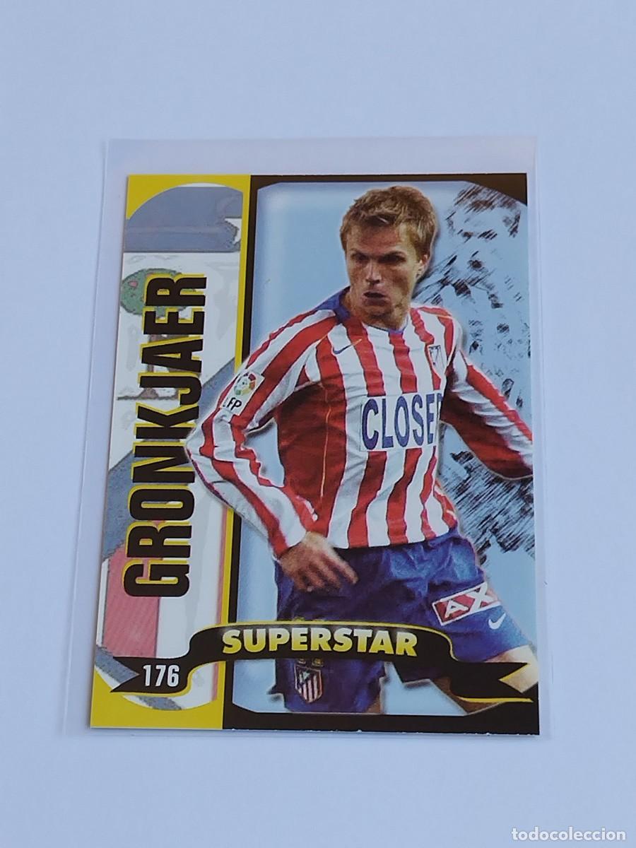 Figurine di Calcio: GRONKJAER SUPERSTAR MATE #176 ATL&Eacute;TICO MADRID - MUNDICROMO TOP LA LIGA 2004 2005 MC 04 05