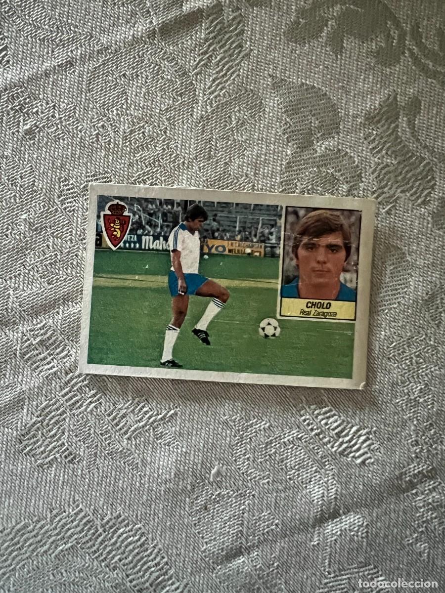 Cromos de F&uacute;tbol: CHOLO REAL ZARAGOZA FICHAJE 39 LIGA 1984 1985 ESTE 84 85