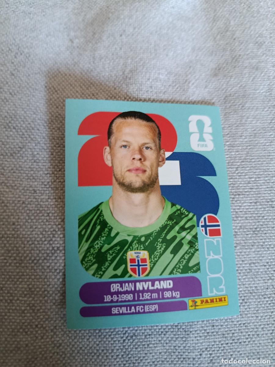 Cromos de F&uacute;tbol: Panini Mundial 2026 Estados Unidos-Mexico. 2- Nyland. Noruega. Nunca pegado.
