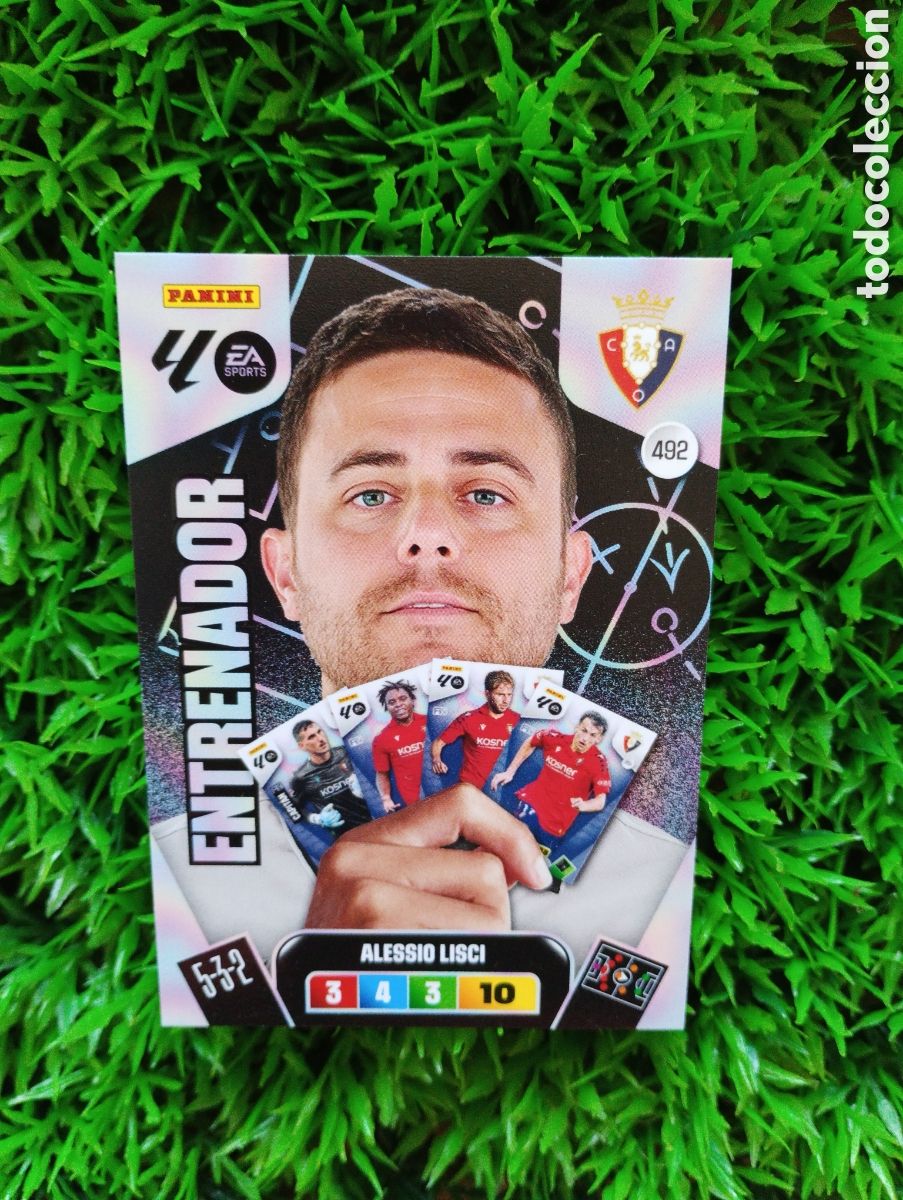 Figurine di Calcio: Lisci Osasuna ENTRENADOR Adrenalyn 25-26 # 492