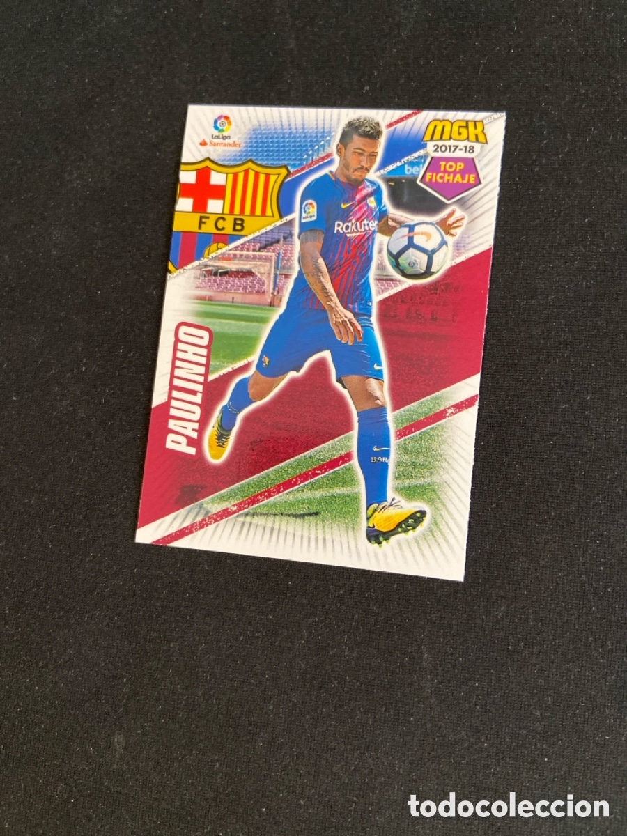 Cromos de Futebol: PAULINHO 101 TOP FICHAJE (BARCELONA)