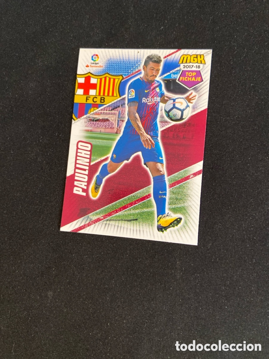 Cromos de Futebol: PAULINHO 101 TOP FICHAJE (BARCELONA)
