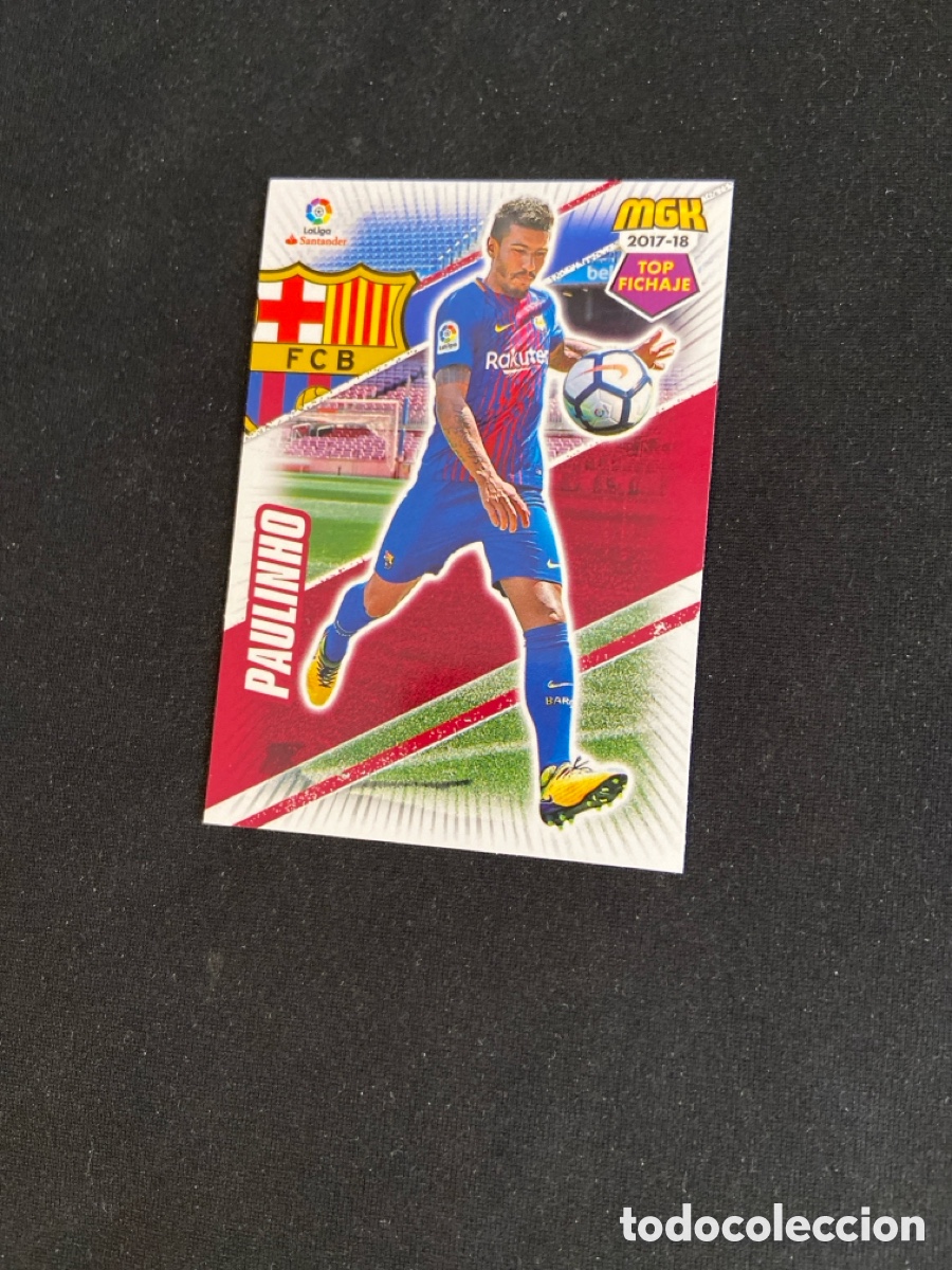 Cromos de Futebol: PAULINHO 101 TOP FICHAJE (BARCELONA)