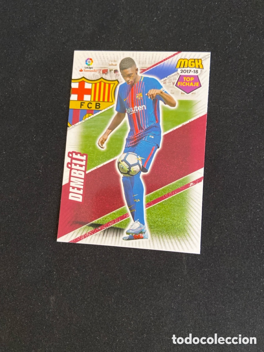Cromos de F&uacute;tbol: DEMBELE 102 TOP FICHAJE (BARCELONA)