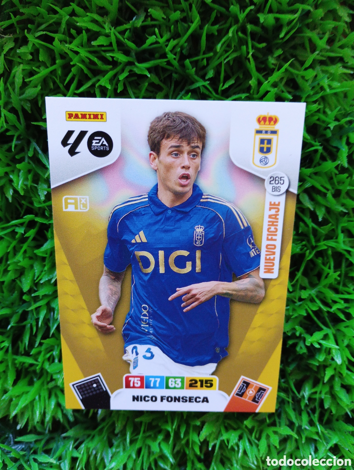 Cromos de F&uacute;tbol: Nico Fonseca Oviedo FICHAJE Adrenalyn 25-26 # 265 BIS