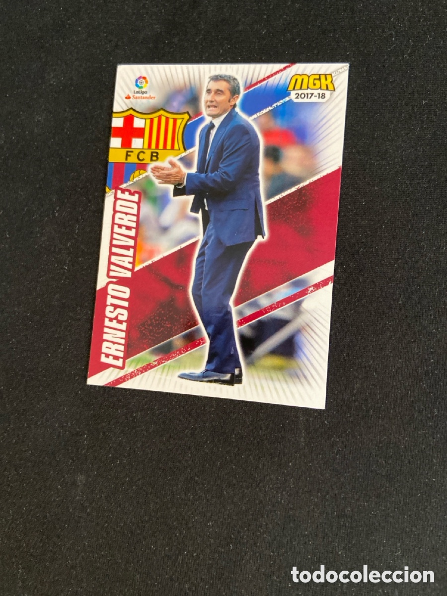 Cromos de F&uacute;tbol: ERNESTO VALVERDE 104 (BARCELONA)