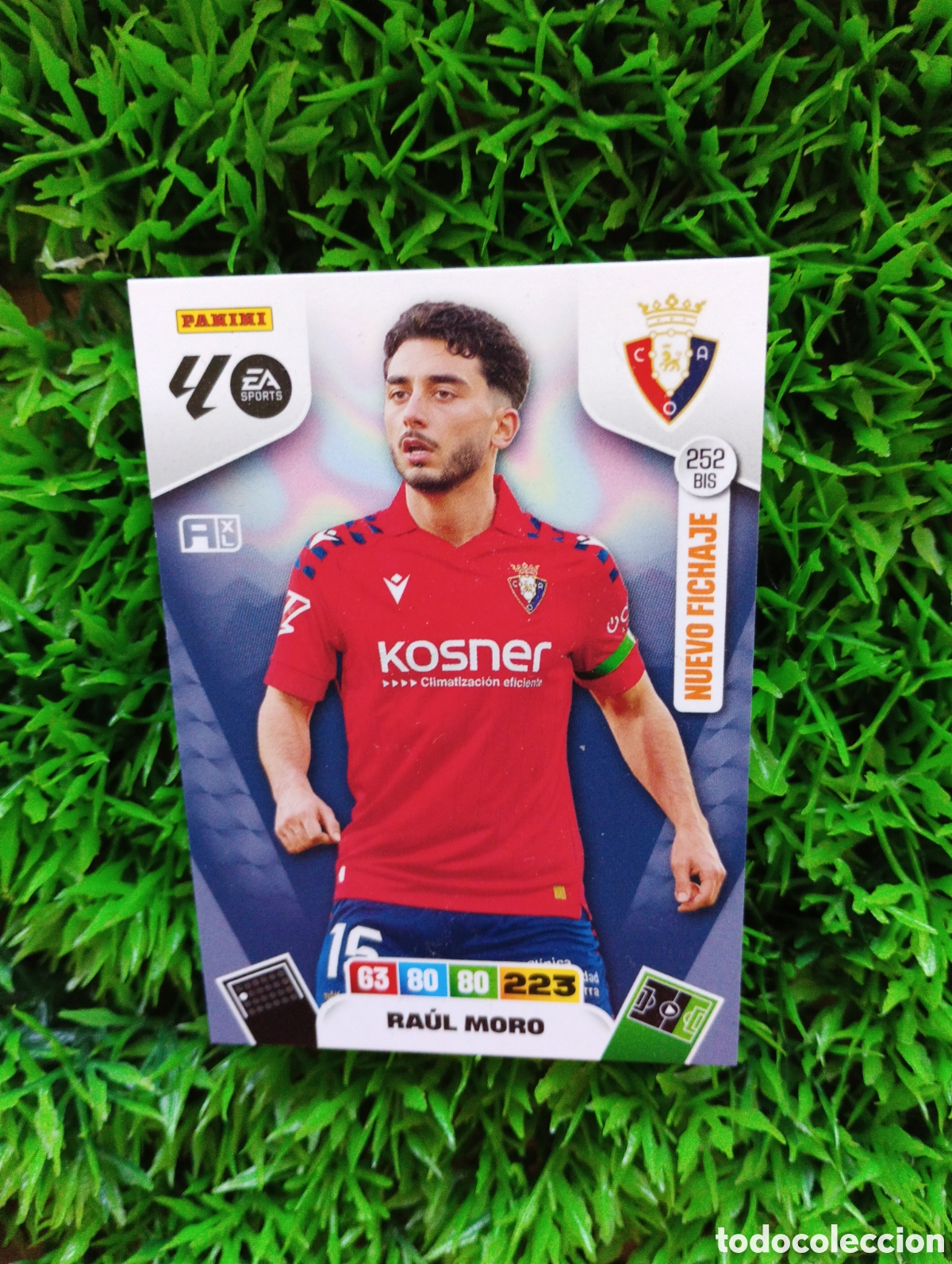 Cartes &agrave; collectionner de Football: Raul Moro Osasuna FICHAJE Adrenalyn 25-26 # 252 BIS