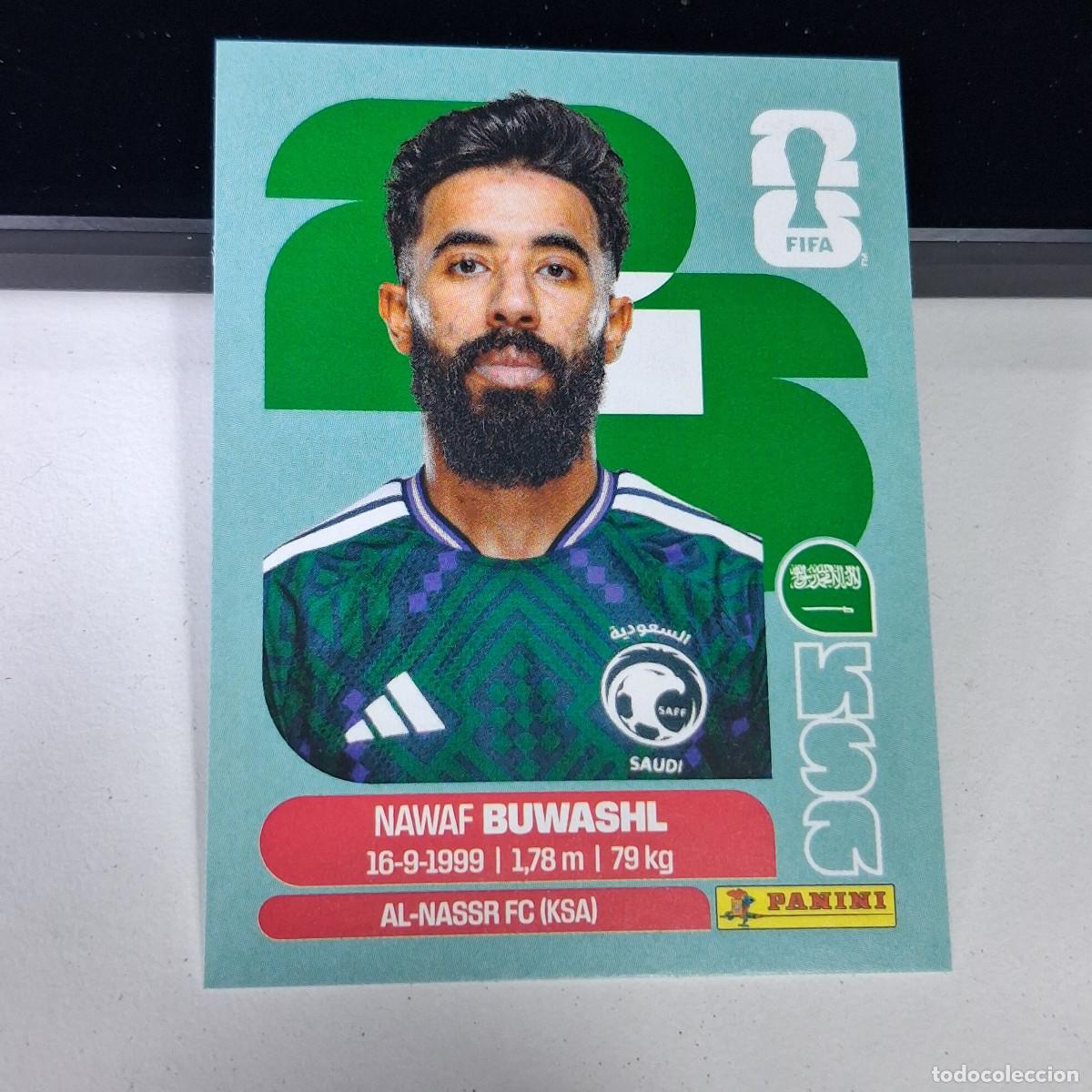 Cartes &agrave; collectionner de Football: B1 KSA 5 KSA5 NAWAF BUWASHL ARABIA SAUD&Iacute; KSA MUNDIAL FIFA WORLD CUP 2026 STICKER PANINI