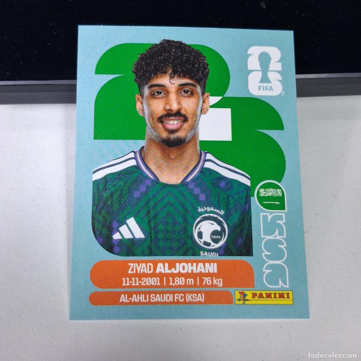 Cromos de F&uacute;tbol: B1 KSA10 ZIYAD ALJOHANI 10 ARABIA SAUD&Iacute; KSA MUNDIAL FIFA WORLD CUP 2026 STICKER PANINI