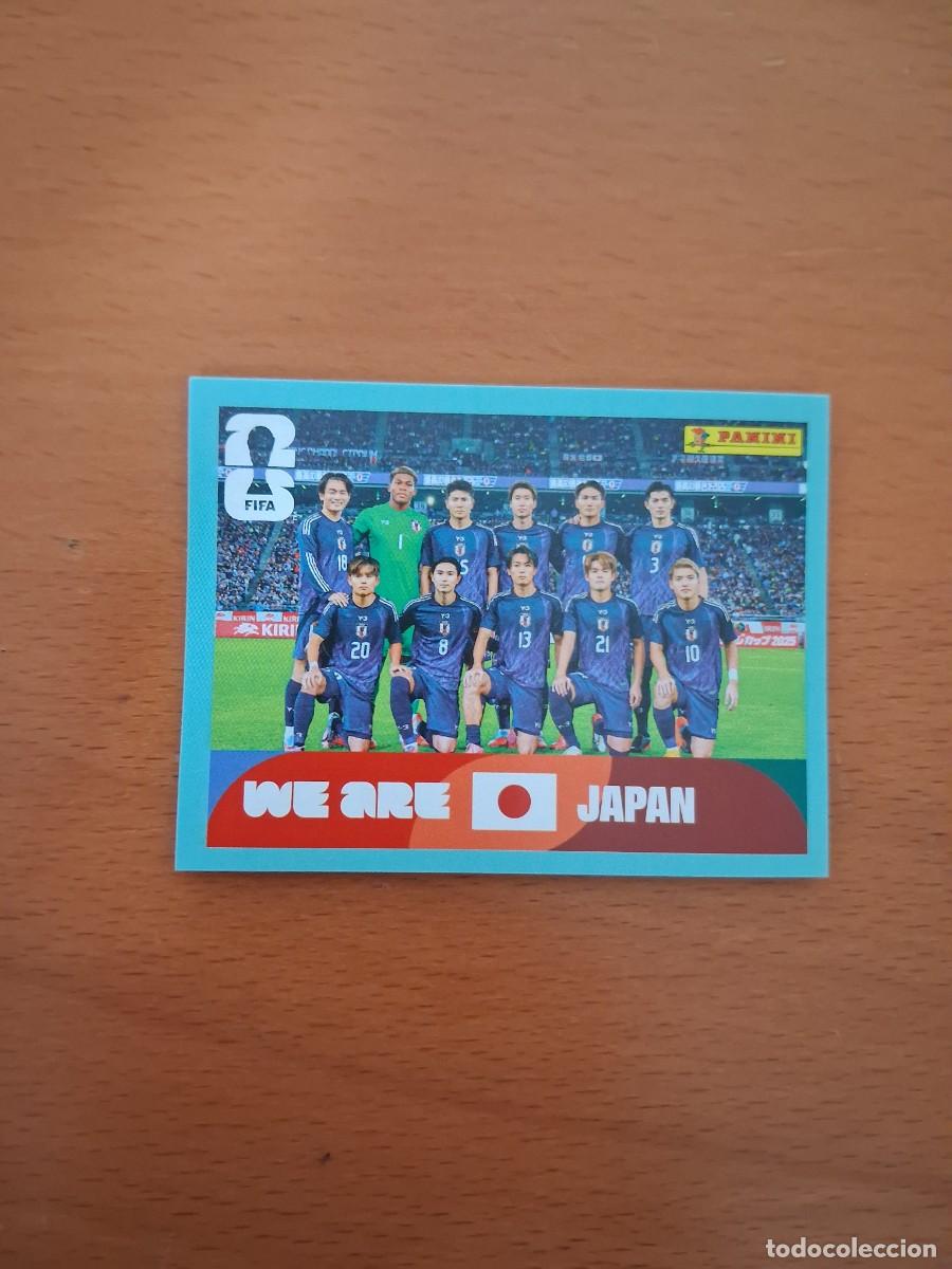 Cromos de F&uacute;tbol: Fifa World Cup 26 Mundial 2026 JPN 13 Japon Foto de Equipo Plantilla Alineacion