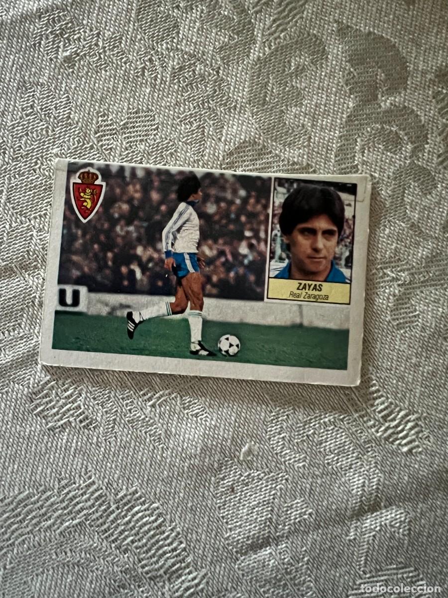 Cromos de F&uacute;tbol: ZAYAS ZARAGOZA COLOCA LIGA ESTE 1984/85 84 85