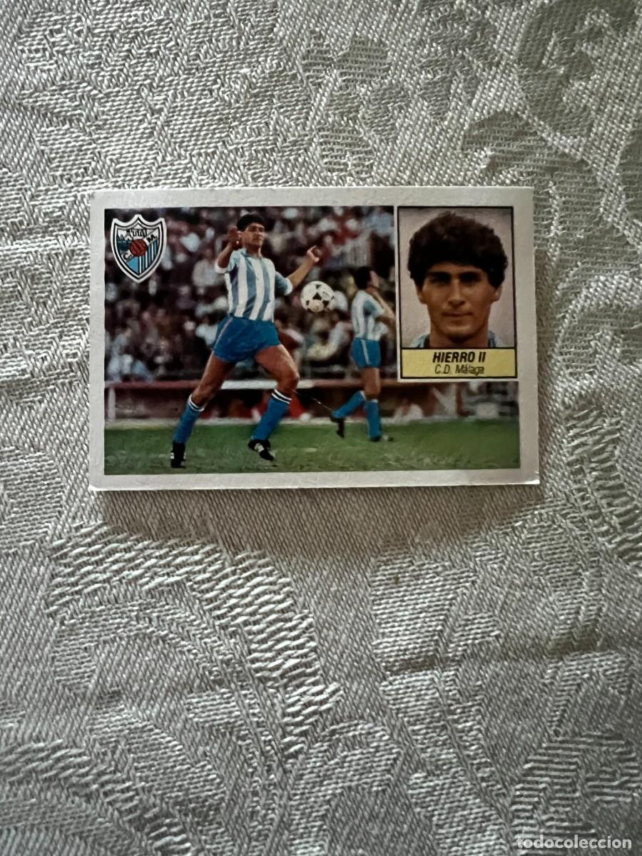 Cromos de F&uacute;tbol: HIERRO II C. D MALAGA COLOCA LIGA ESTE 1984/85 84 85