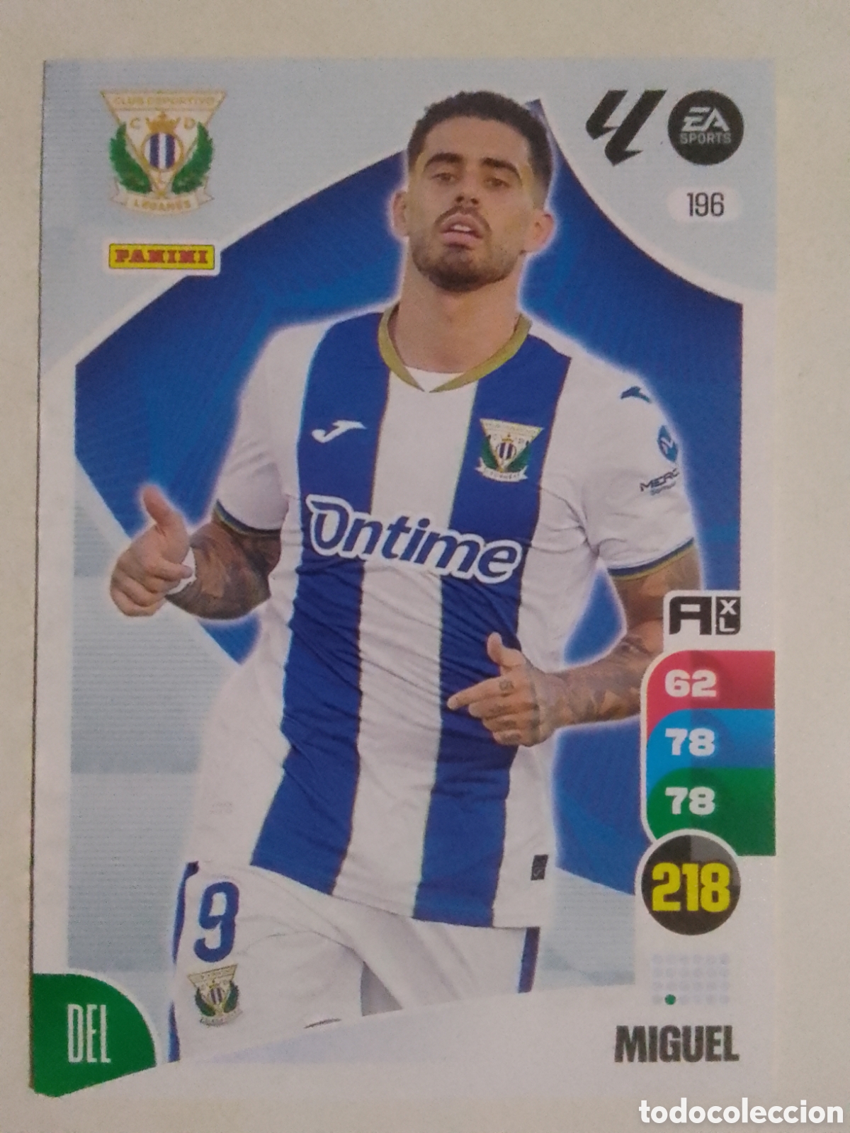 Cromos de F&uacute;tbol: Adrenalyn XL 2024-25 n&deg; 196 Miguel &bull; Legan&eacute;s.