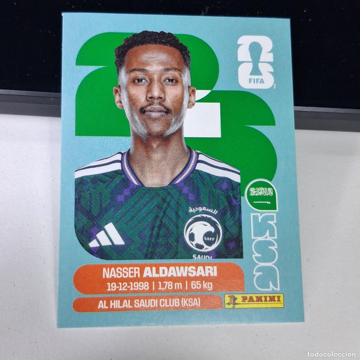 Cromos de F&uacute;tbol: B1 KSA12 NASSER ALDAWSARI 12 ARABIA SAUD&Iacute; KSA MUNDIAL FIFA WORLD CUP 2026 STICKER PANINI