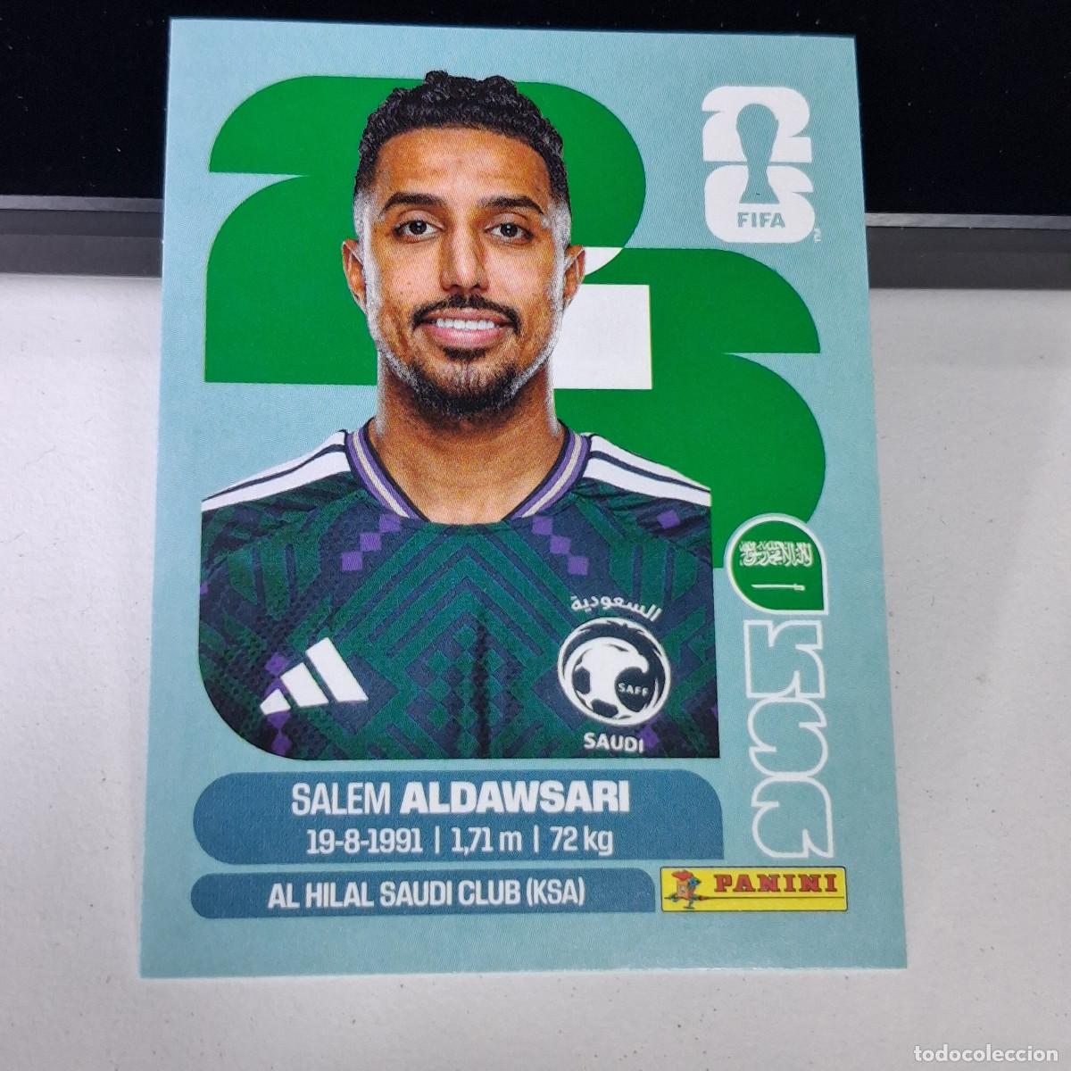 Cromos de F&uacute;tbol: B1 KSA16 SALEM ALDAWSARI 16 ARABIA SAUD&Iacute; KSA MUNDIAL FIFA WORLD CUP 2026 STICKER PANINI
