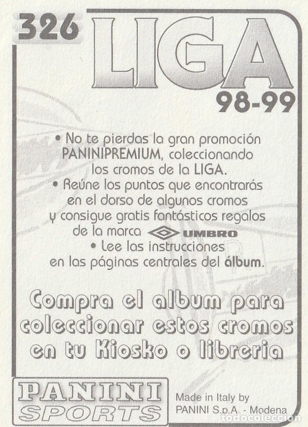 Cromos de f&uacute;tbol: PANINI 98-99 PABLO. NUNCA PEGADO. - Foto 2
