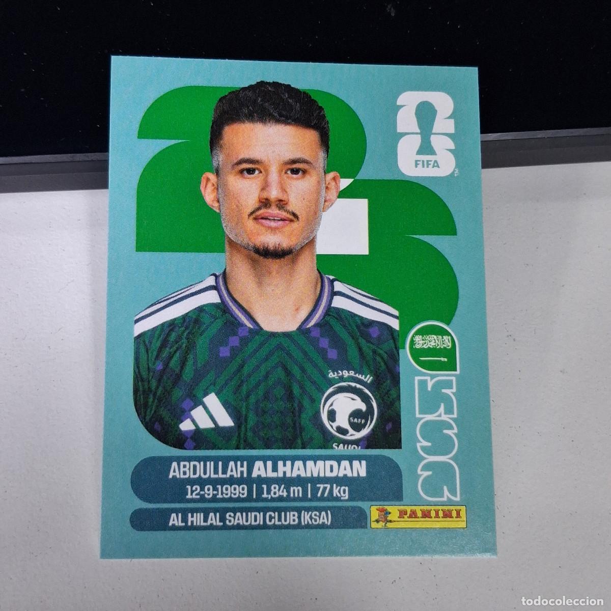 Cromos de F&uacute;tbol: B1 KSA20 ABDULLAH AL-HAMDAN 20 ARABIA SAUD&Iacute; KSA MUNDIAL FIFA WORLD CUP 2026 STICKER PANINI