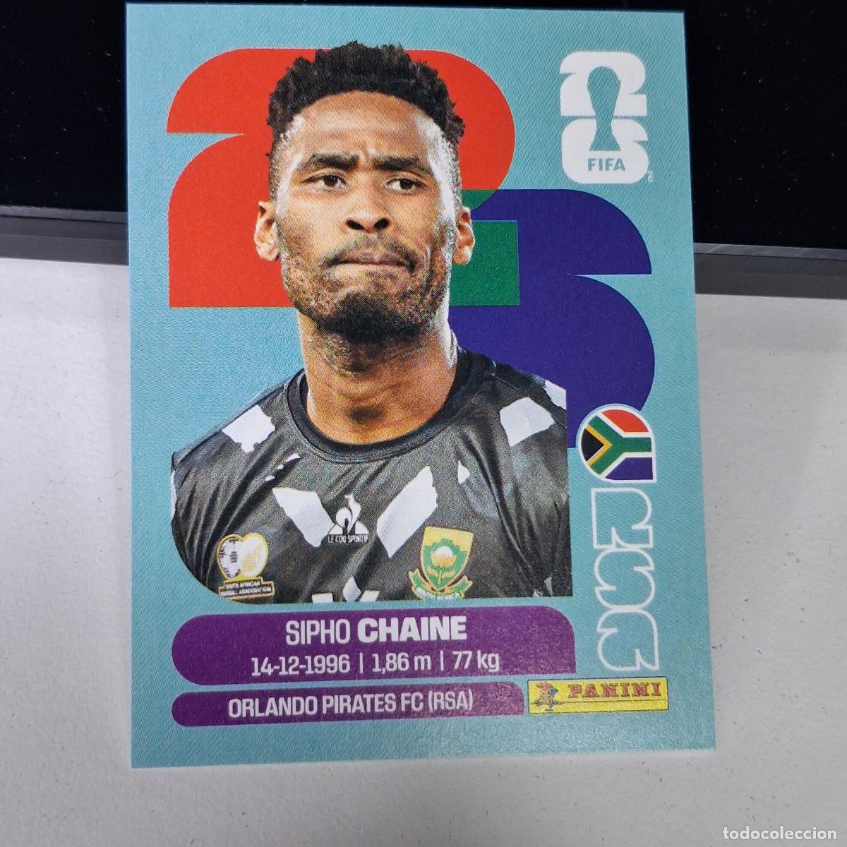 Football Stickers: B1 RSA3 RSA 3 SIPHO CHAINE SUD&Aacute;FRICA RSA SOUTH AFRIKA MUNDIAL FIFA WORLD CUP 2026 STICKER PANINI