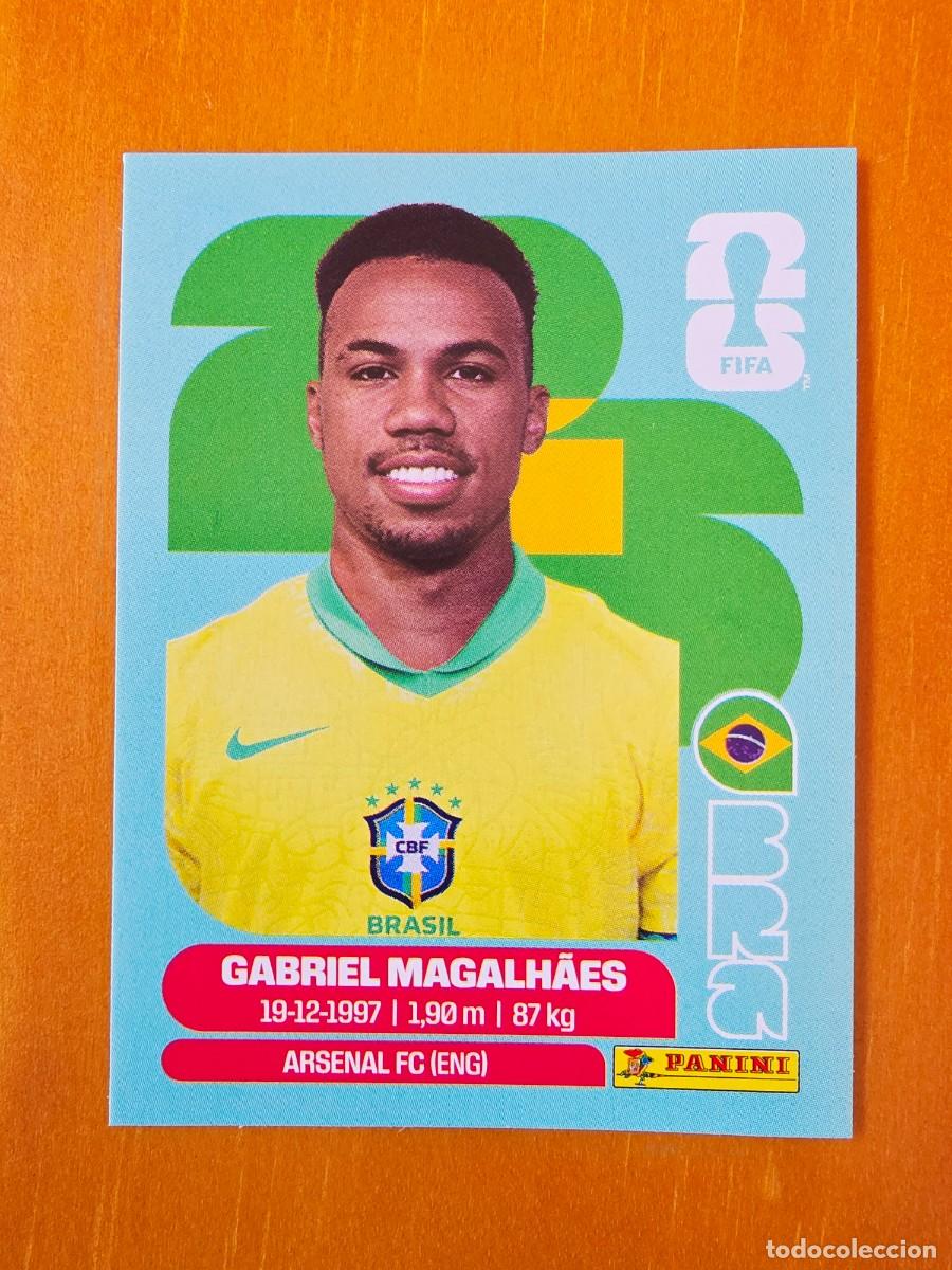 Cromos de F&uacute;tbol: BRA 6 Gabriel Magalh&atilde;es, Brasil, Panini FIFA World Cup Mundial 2026 Sticker