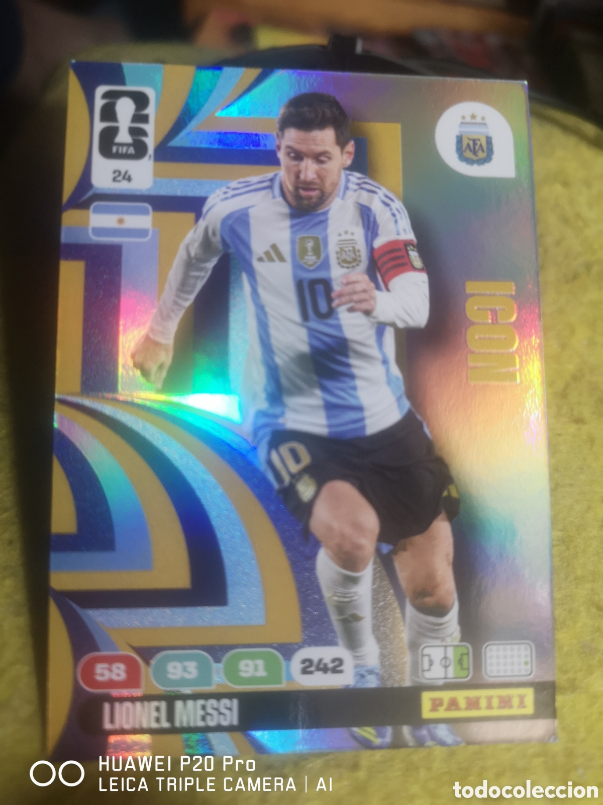 Cromos de F&uacute;tbol: LIONEL MESSI ADRENALYN FIFA WORLD CUP 2026 ICON ARGENTINA 24