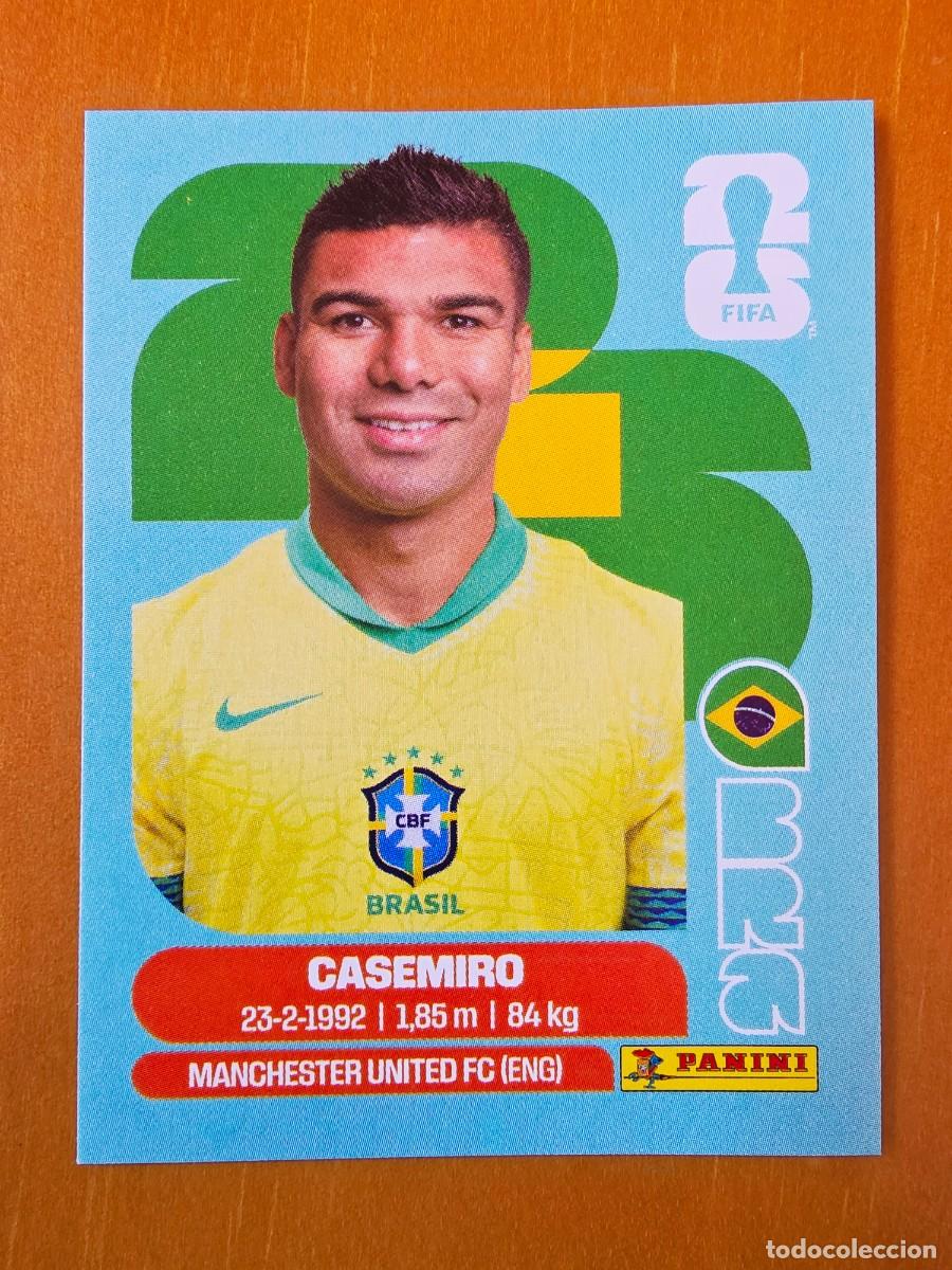 Cromos de F&uacute;tbol: BRA 10 Casemiro, Brasil, Panini FIFA World Cup Mundial 2026 Sticker