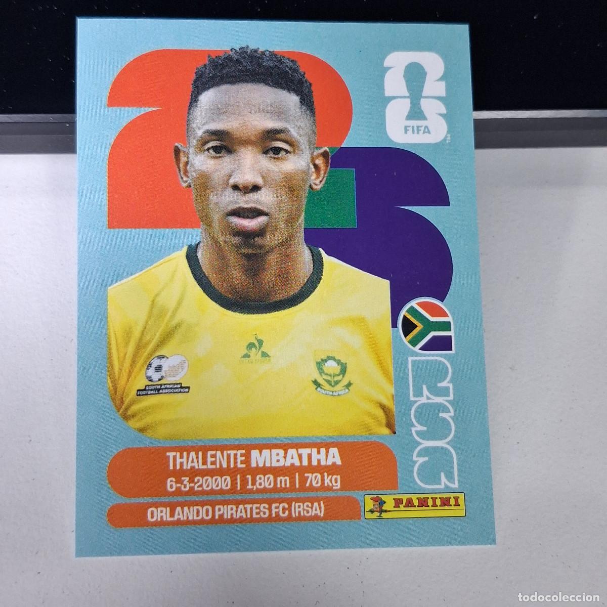 Cromos de F&uacute;tbol: B1 RSA 12 RSA12 THALENTE MBATHA SUD&Aacute;FRICA SOUTH AFRIKA MUNDIAL FIFA WORLD CUP 2026 STICKER PANINI