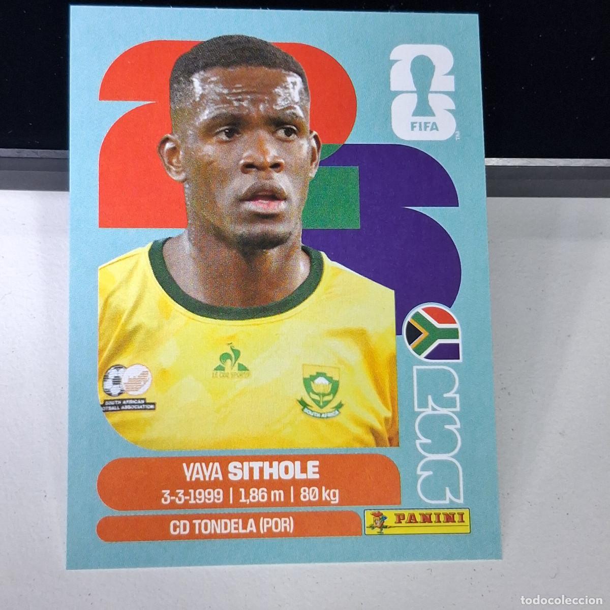 Cromos de F&uacute;tbol: B1 RSA 15 RSA15 YAYA SITHOLE SUD&Aacute;FRICA RSA SOUTH AFRIKA MUNDIAL FIFA WORLD CUP 2026 STICKER PANINI