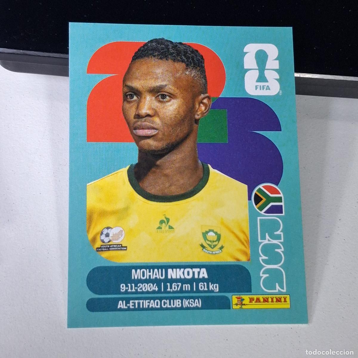 Cromos de F&uacute;tbol: B1 RSA19 MOHAU NKOTA 19 SUD&Aacute;FRICA RSA SOUTH AFRIKA MUNDIAL FIFA WORLD CUP 2026 STICKER PANINI