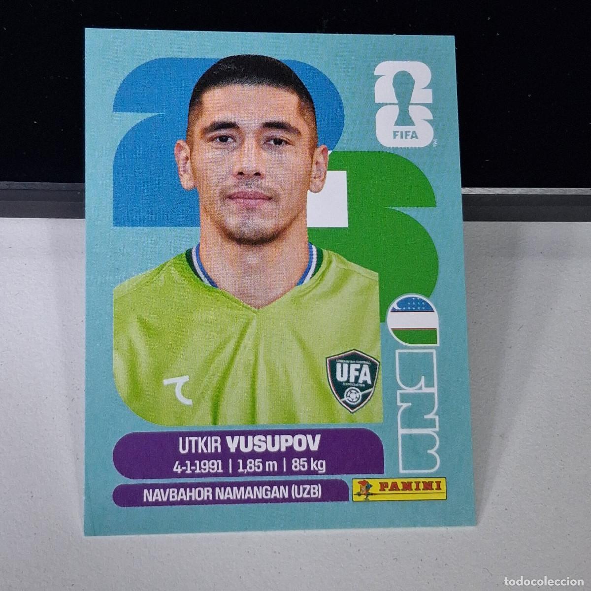 Cromos de F&uacute;tbol: B1 UZB2 UTKIR YUSUPOV 2 UZBEKIST&Aacute;N UZB MUNDIAL FIFA WORLD CUP 2026 STICKER PANINI