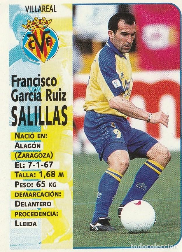 Cromos de F&uacute;tbol: PANINI 98-99 SALILLAS. NUNCA PEGADO.