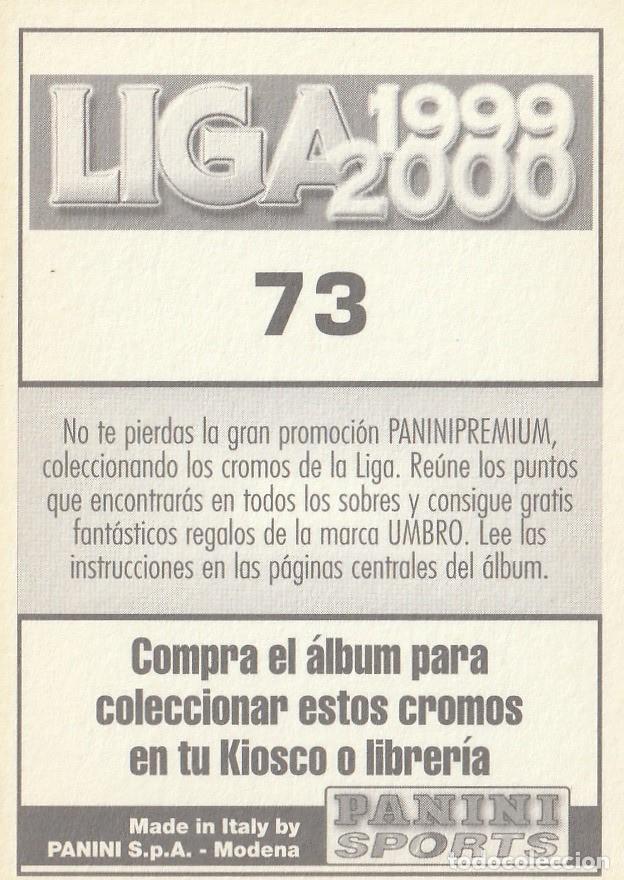 Cromos de f&uacute;tbol: PANINI 99-00 S&Aacute;NCHEZ. SEGUNDA VERSI&Oacute;N. NUNCA PEGADO. - Foto 2