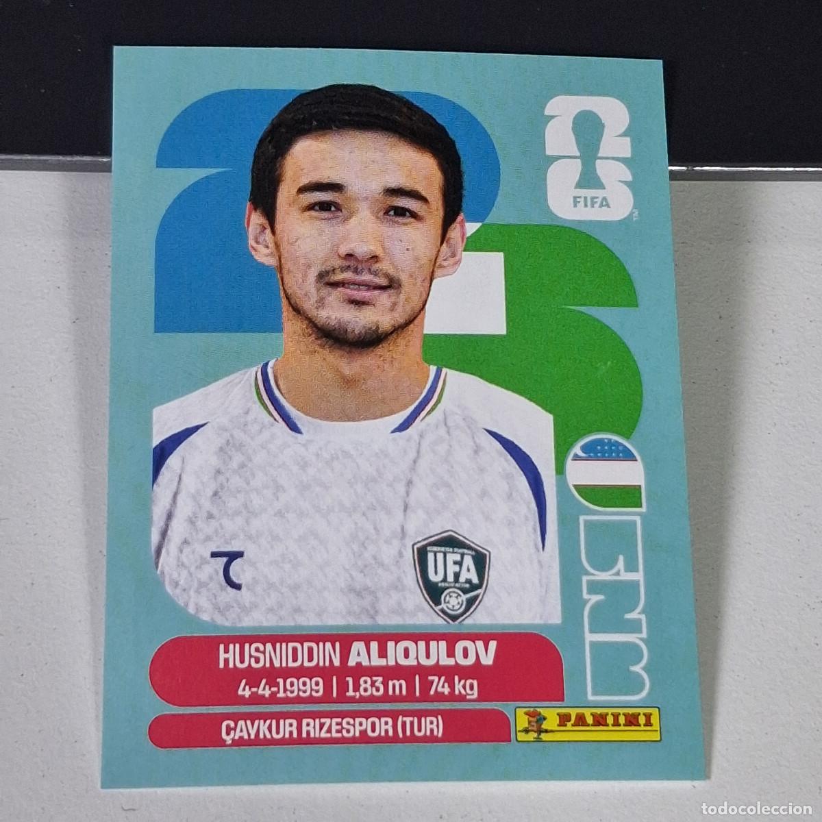 Cromos de F&uacute;tbol: B2 UZB6 HUSNIDDIN ALIQULOV 6 UZBEKIST&Aacute;N UZB MUNDIAL FIFA WORLD CUP 2026 STICKER PANINI