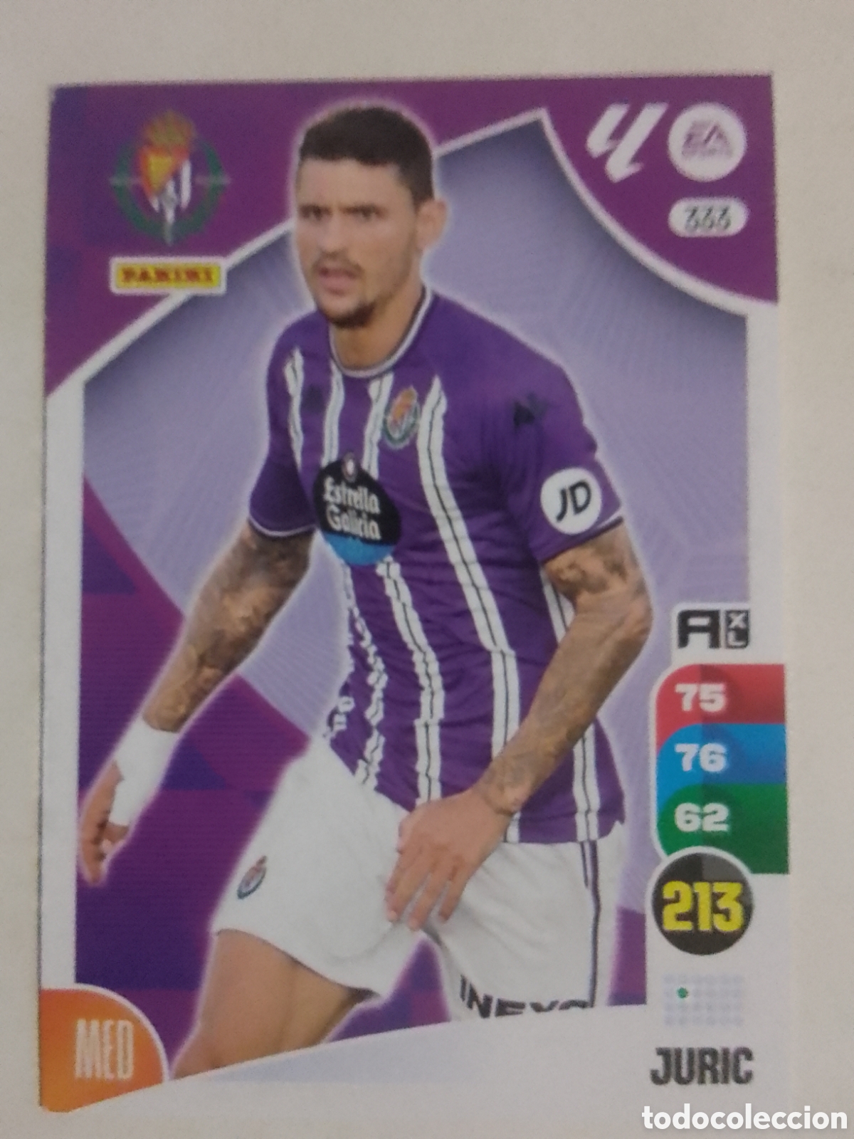 Cromos de F&uacute;tbol: Adrenalyn XL 2024-25 n&deg; 333 Juric &bull; Valladolid.