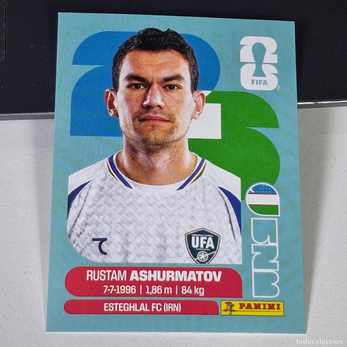 Cromos de F&uacute;tbol: B2 UZB7 RUSTAMJON ASHURMATOV 7 UZBEKIST&Aacute;N UZB MUNDIAL FIFA WORLD CUP 2026 STICKER PANINI