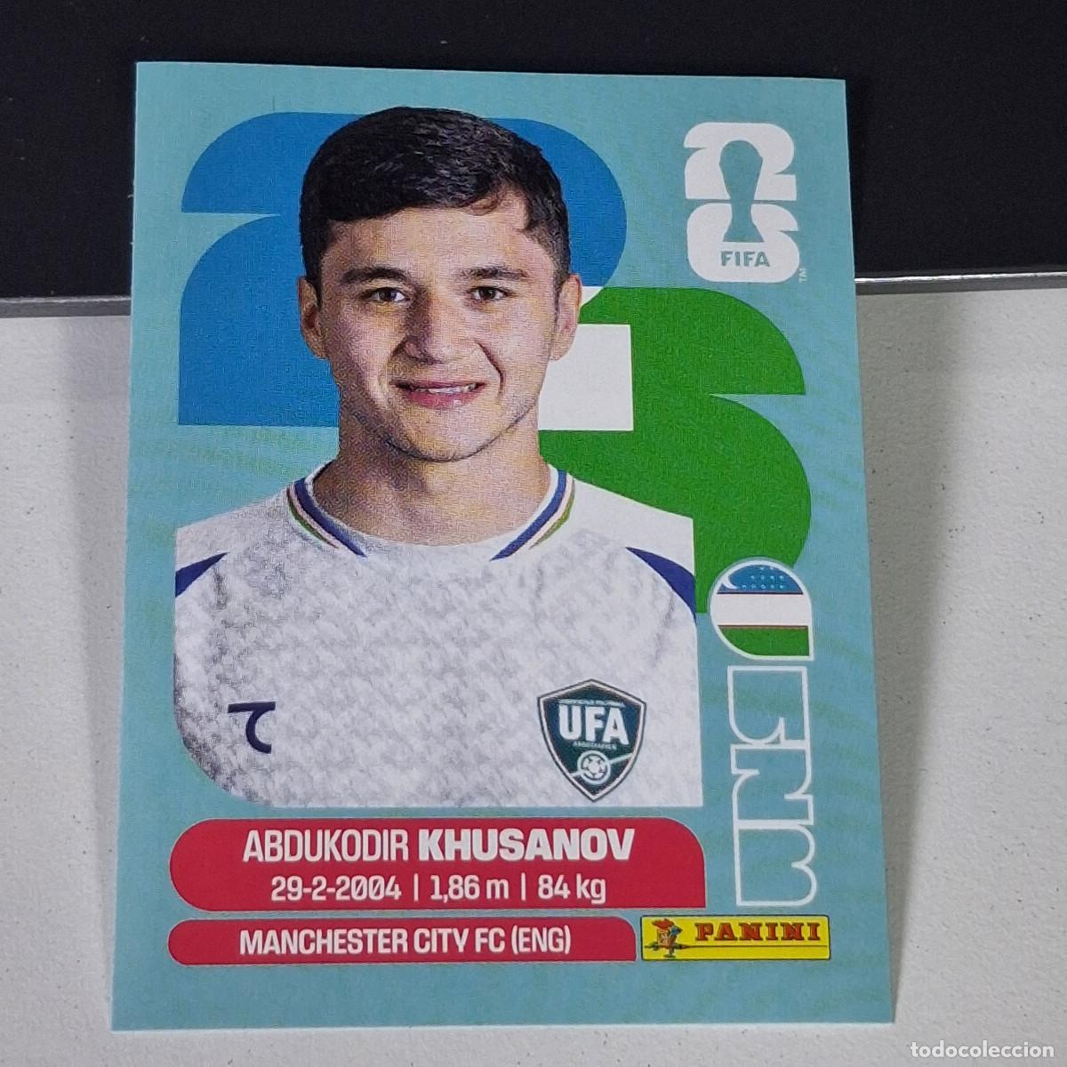 Cromos de F&uacute;tbol: B2 UZB9 ABDUKODIR KHUSANOV 9 UZBEKIST&Aacute;N UZB MUNDIAL FIFA WORLD CUP 2026 STICKER PANINI