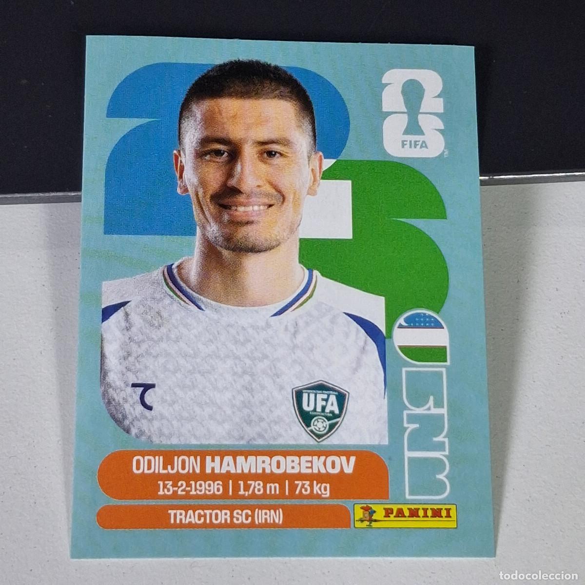 Cromos de F&uacute;tbol: B2 UZB10 ODILJON HAMROBEKOV 10 UZBEKIST&Aacute;N UZB MUNDIAL FIFA WORLD CUP 2026 STICKER PANINI