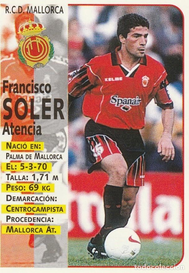 Cromos de f&uacute;tbol: PANINI 98-99 SOLER. NUNCA PEGADO. - Foto 1