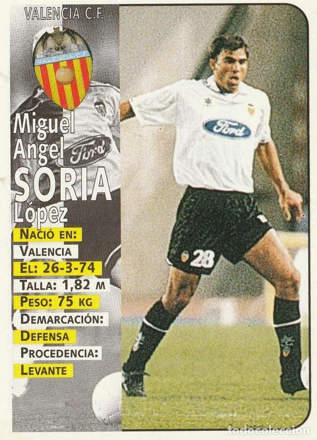 Cromos de F&uacute;tbol: PANINI 98-99 SORIA. NUNCA PEGADO.