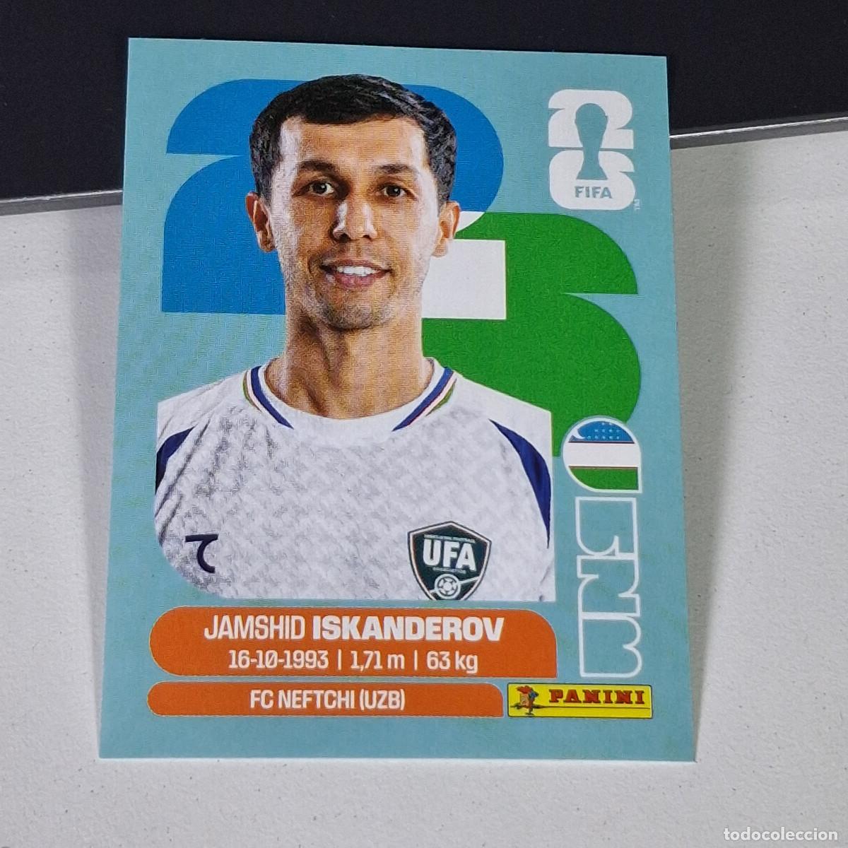 Cromos de F&uacute;tbol: B2 UZB12 JAMSHID ISKANDEROV 12 UZBEKIST&Aacute;N UZB MUNDIAL FIFA WORLD CUP 2026 STICKER PANINI