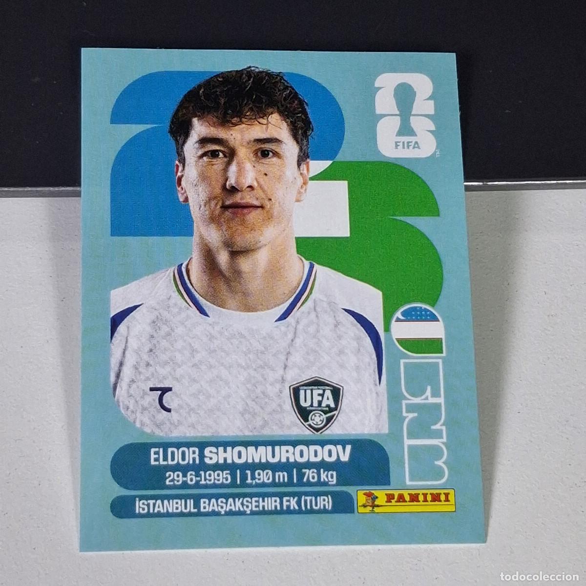 Cromos de F&uacute;tbol: B2 UZB16 ELDOR SHOMURODOV 16 UZBEKIST&Aacute;N UZB FIFA WORLD CUP 2026 STICKER PANINI