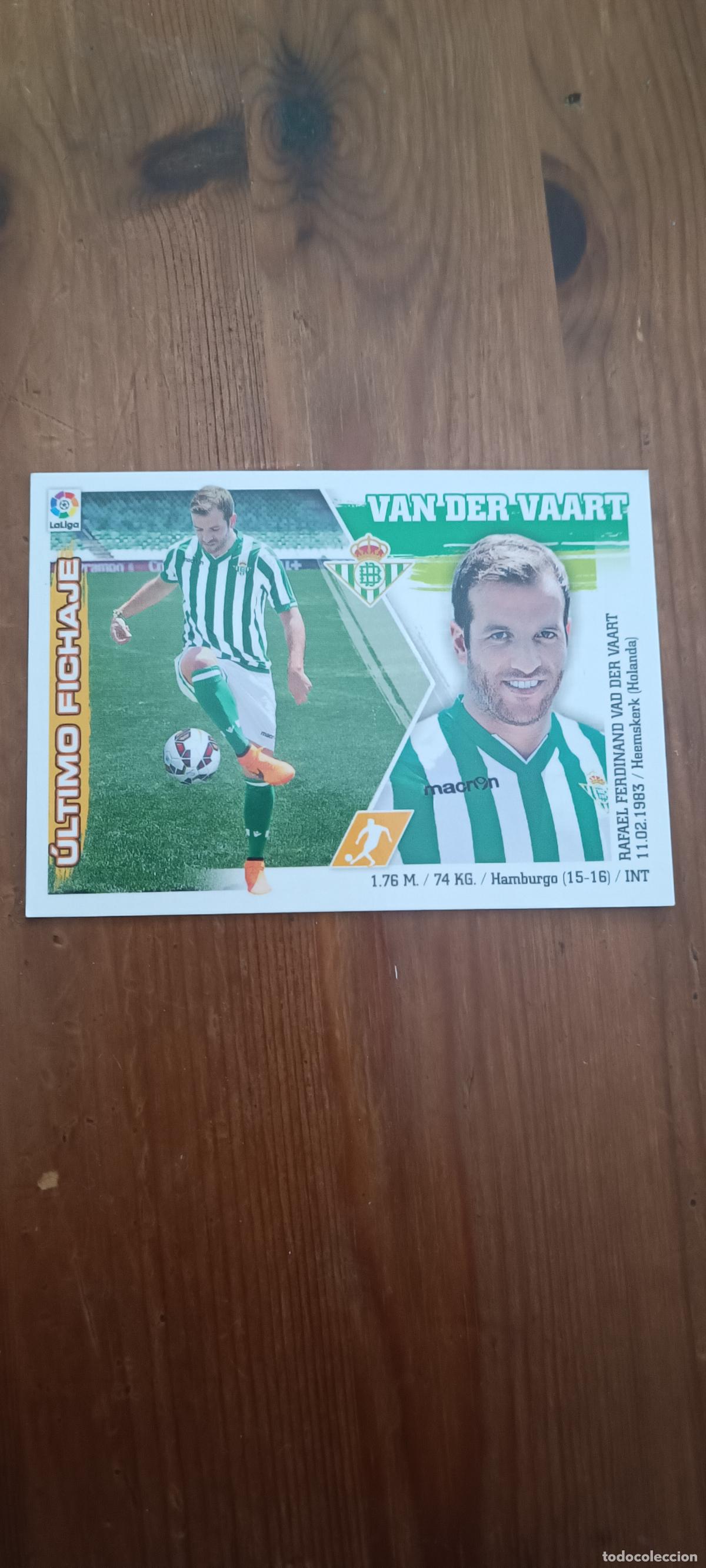 Cartes &agrave; collectionner de Football: Liga 2015 2016 15/16 Ediciones Este Sin Pegar Ultimos Fichajes Real Betis 2 VAD Van Der Vaart Error
