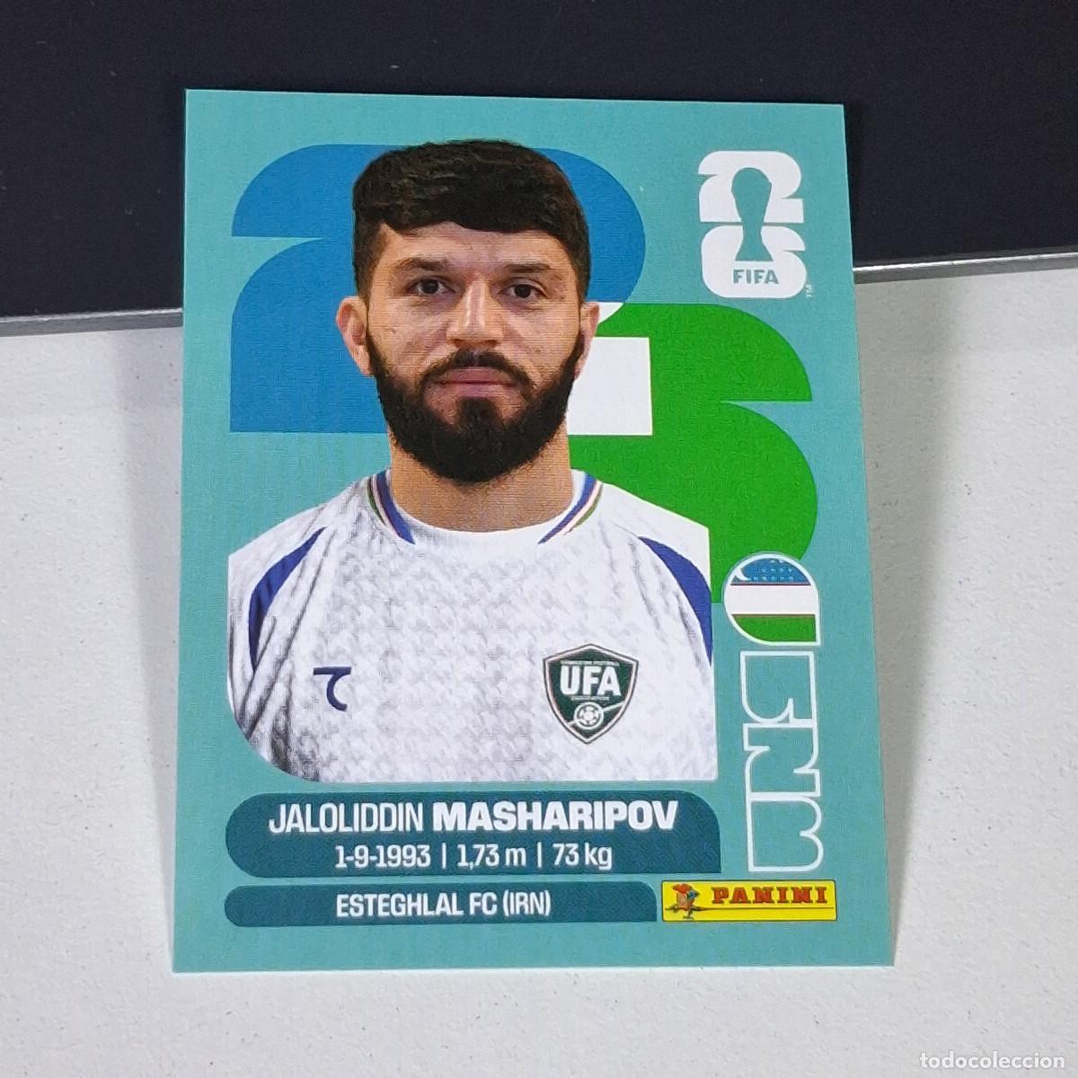 Cromos de F&uacute;tbol: B2 UZB 18 UZB18 JALOLIDDIN MASHARIPOV UZBEKIST&Aacute;N UZB FIFA WORLD CUP 2026 STICKER PANINI