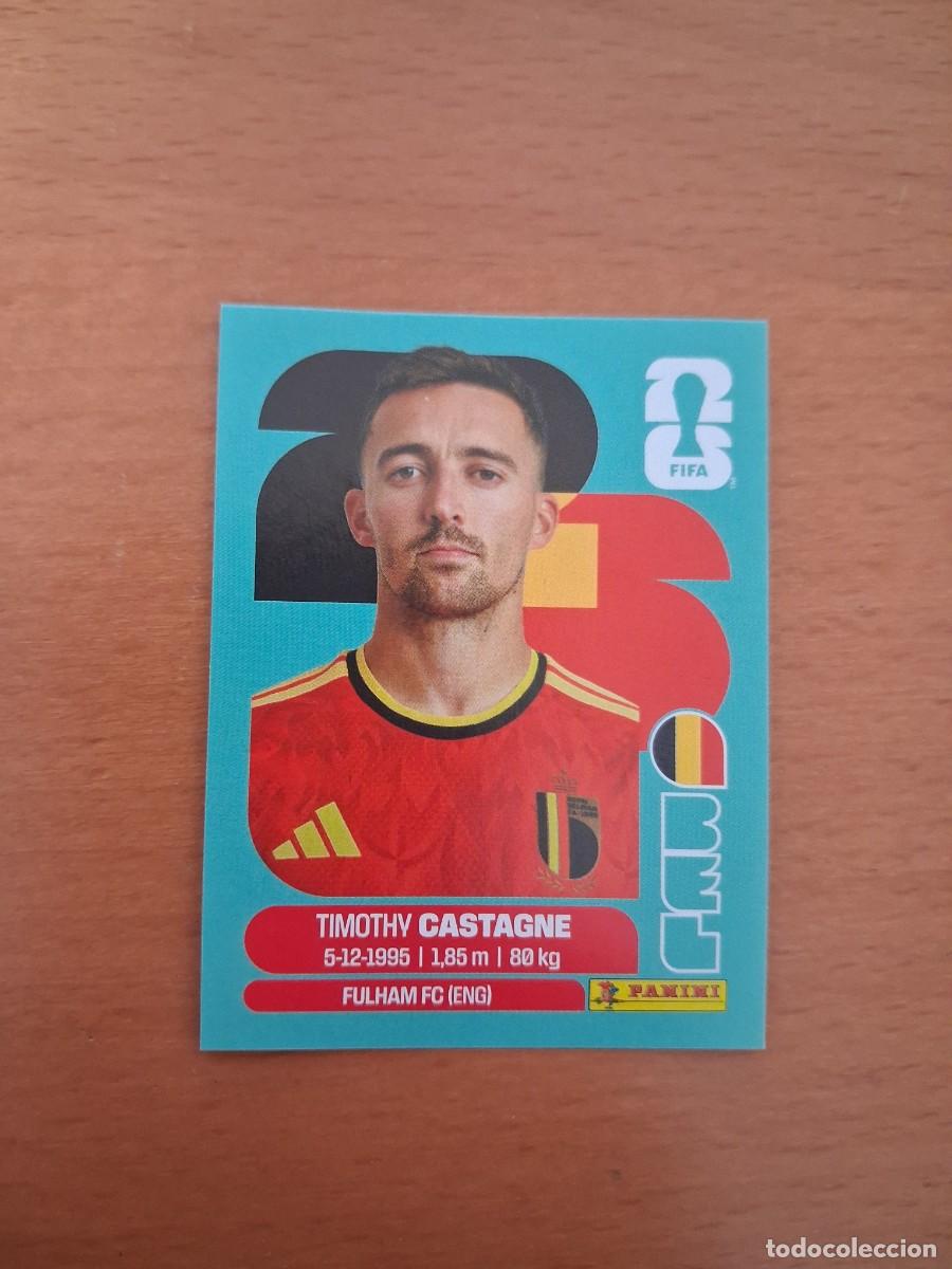 Fu&szlig;ball-Sticker: Fifa World Cup 26 Mundial 2026 BEL 4 B&eacute;lgica Timothy Castagne