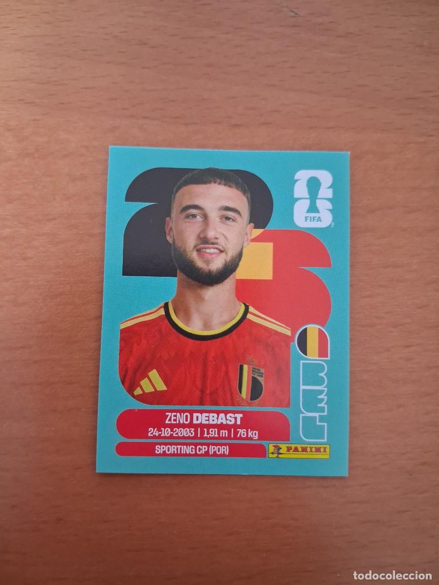 Fu&szlig;ball-Sticker: Fifa World Cup 26 Mundial 2026 BEL 5 B&eacute;lgica Zeno Debast