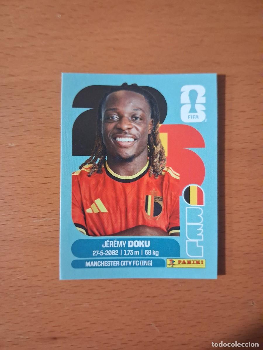 Cromos de F&uacute;tbol: Fifa World Cup 26 Mundial 2026 BEL 16 B&eacute;lgica Jeremy Doku